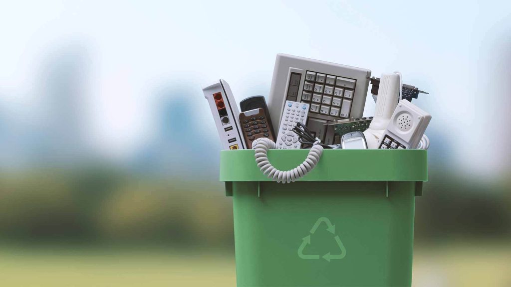 Electronics Recycle Bins
